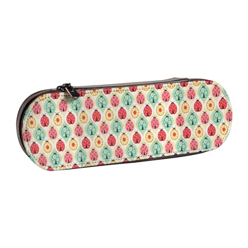 Hgbbdyyjj Kosmetiktasche mit Marienkäfer-Motiv, personalisierbar, bedruckt, multifunktional, wasserdicht, mit Klappen-Design, Schwarz , Einheitsgröße, Taschen-Organizer von Hgbbdyyjj