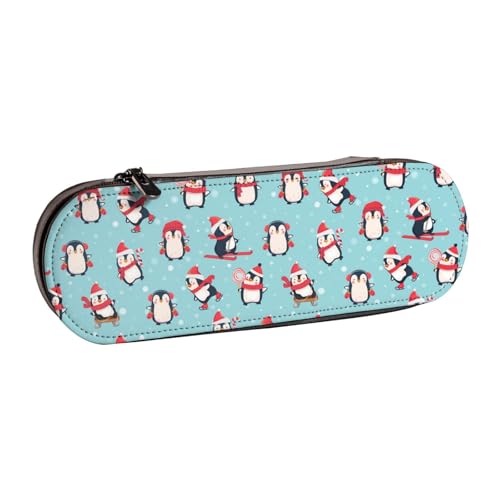 Hgbbdyyjj Kosmetiktasche mit Weihnachts-Pinguinmotiv, multifunktional, wasserdicht, mit Klappen-Design, Schwarz , Einheitsgröße, Taschen-Organizer von Hgbbdyyjj