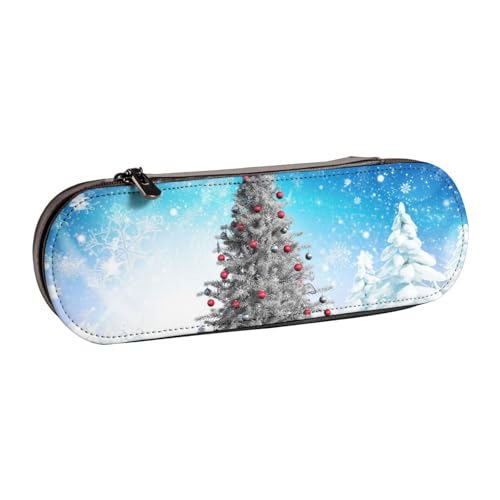 Hgbbdyyjj Kosmetiktasche mit Weihnachtsbäumen-Motiv, multifunktional, wasserdicht, mit Klappen-Design, Schwarz , Einheitsgröße, Taschen-Organizer von Hgbbdyyjj