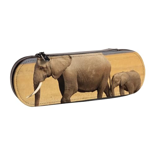 Hgbbdyyjj Kosmetiktasche mit afrikanischem Elefantenmotiv, multifunktional, wasserdicht, mit Klappen-Design, Schwarz , Einheitsgröße, Taschen-Organizer von Hgbbdyyjj