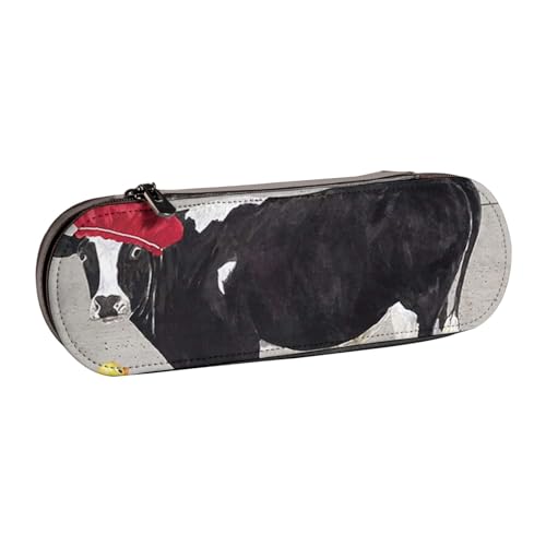 Hgbbdyyjj Kosmetiktasche mit niedlichem Kuhmotiv, multifunktional, wasserdicht, mit Klappen-Design, Schwarz , Einheitsgröße, Taschen-Organizer von Hgbbdyyjj