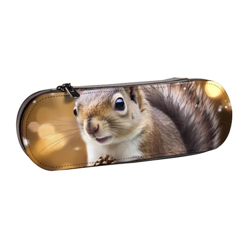 Hgbbdyyjj Kosmetiktasche mit weihnachtlichem Eichhörnchen-Motiv, multifunktional, wasserdicht, mit Klappen-Design, Schwarz , Einheitsgröße, Taschen-Organizer von Hgbbdyyjj