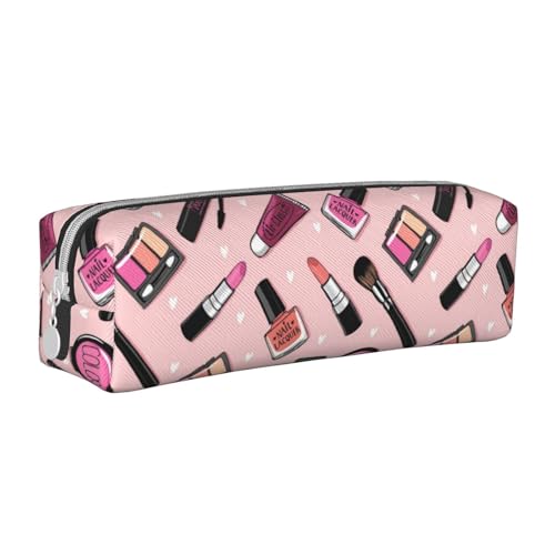 Hgbbdyyjj Modernes Federmäppchen für Mädchen mit Kreuznarbung, PVC-Leder, bedruckter Reißverschluss-Organizer für Stifte und kleine Gegenstände, weiß, Einheitsgröße, Taschen-Organizer Hgbbdyyjj Modernes Federmäppchen für Mädchen mit Kreuznarbung, PVC-Leder, bedruckter Reißverschluss-Organizer für Stifte und kleine Gegenstände, weiß, Einheitsgröße, Taschen-Organizer von Hgbbdyyjj