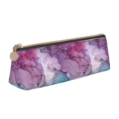 Hgbbdyyjj Multifunktionale Aufbewahrungstasche aus Leder, abstraktes Marmor, personalisierbar, großes Fassungsvermögen, dreieckig, aus Leder, weiß, Einheitsgröße, Taschen-Organizer von Hgbbdyyjj