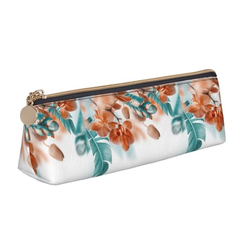 Hgbbdyyjj Multifunktions-Aufbewahrungstasche aus Leder mit großem Fassungsvermögen, dreieckig, Blaugrün und personalisierbar, weiß, Einheitsgröße, Taschen-Organizer von Hgbbdyyjj