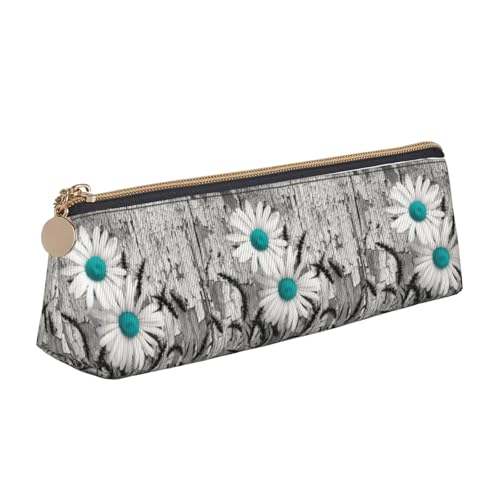 Hgbbdyyjj Multifunktions-Aufbewahrungstasche mit Blumenmotiv, dreieckig, Leder, personalisierbar, weiß, Einheitsgröße, Taschen-Organizer von Hgbbdyyjj