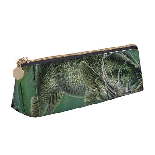 Hgbbdyyjj Multifunktions-Aufbewahrungstasche mit Fischmotiv und großem Fassungsvermögen, dreieckig, Leder, personalisierbar, weiß, Einheitsgröße, Taschen-Organizer von Hgbbdyyjj