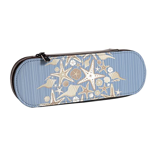 Hgbbdyyjj Muschel-Weihnachts-Stifttasche, personalisierbar, multifunktional, wasserdicht, Kosmetiktasche mit Klappen-Design, Schwarz , Einheitsgröße, Taschen-Organizer von Hgbbdyyjj