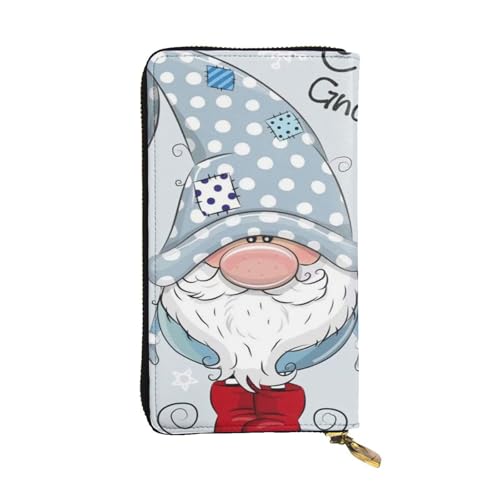 Hgbbdyyjj Niedliche Zwergen-Premium-Portemonnaie für Damen – PU-Leder mit umlaufendem Reißverschluss und 12 Kartenfächern und Münzfach von Hgbbdyyjj