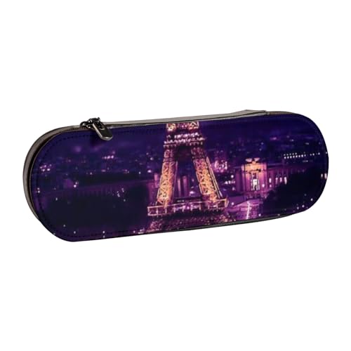 Hgbbdyyjj Paris Personalisierbares bedrucktes multifunktionales wasserdichtes Stifteetui Kosmetiktasche mit Klappen-Design, Schwarz , Einheitsgröße, Taschen-Organizer von Hgbbdyyjj