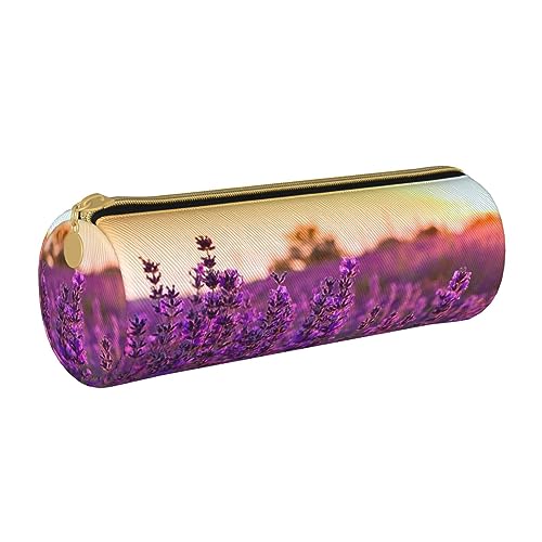 Hgbbdyyjj Personalisierbare, multifunktionale Aufbewahrungstasche aus Leder, mit großem Fassungsvermögen, Lavendelfarben, weiß, Einheitsgröße, Taschen-Organizer von Hgbbdyyjj