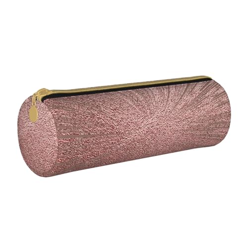 Hgbbdyyjj Personalisierbare, multifunktionale Aufbewahrungstasche aus Leder, mit großem Fassungsvermögen, rund, rotgoldfarben, weiß, Einheitsgröße, Taschen-Organizer von Hgbbdyyjj