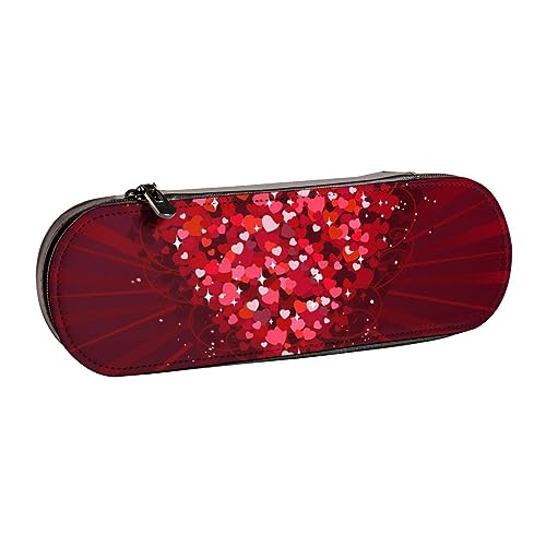 Hgbbdyyjj Personalisierbarer bedruckter multifunktionaler wasserdichter Stiftebeutel Kosmetiktasche mit Klappen-Design, Schwarz , Einheitsgröße, Taschen-Organizer von Hgbbdyyjj