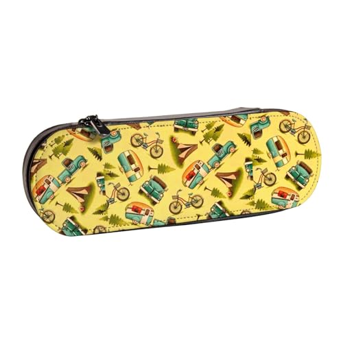 Hgbbdyyjj Personalisierbares multifunktionales wasserdichtes Stifteetui mit Klappen-Design, Schwarz , Einheitsgröße, Taschen-Organizer von Hgbbdyyjj