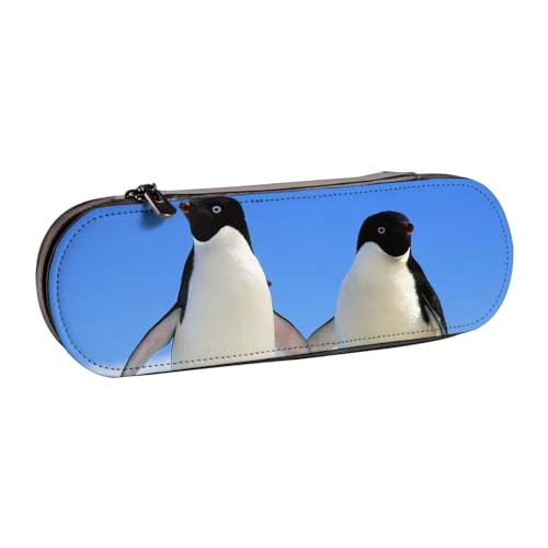 Hgbbdyyjj Pinguin personalisierbarer bedruckter multifunktionaler wasserdichter Stiftebeutel Kosmetiktasche mit Klappen-Design, Schwarz , Einheitsgröße, Taschen-Organizer von Hgbbdyyjj