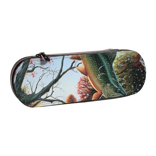 Hgbbdyyjj Safflower Kosmetiktasche mit Flying Fish, personalisierbar, bedruckt, multifunktional, wasserdicht, mit Klappen-Design, Schwarz , Einheitsgröße, Taschen-Organizer von Hgbbdyyjj