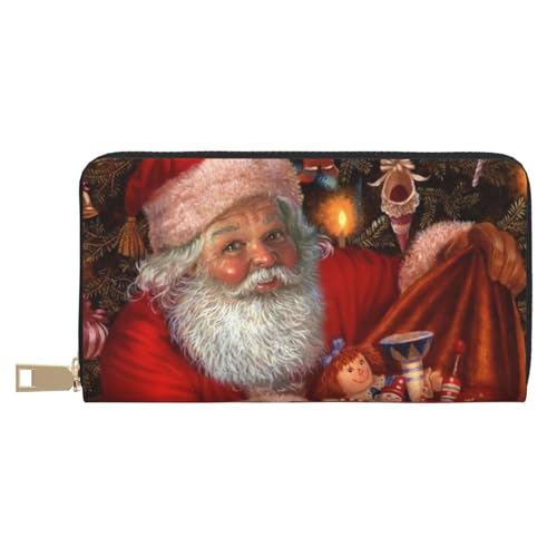 Hgbbdyyjj Santa's Gift Bag Premium Long Wallet for Men and Women - Zip Wallet in Pu Leather with 12 Card Slots and Coin Pocket Hgbbdyyjj Santa's Gift Bag Premium Long Wallet for Men and Women - Zip Wallet in Pu Leather with 12 Card Slots and Coin Pocket von Hgbbdyyjj