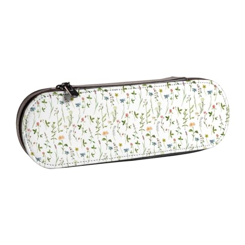 Hgbbdyyjj Season Aquarellfarben von Kräutern, Blumen, personalisierbar, bedruckt, multifunktional, wasserdicht, Kosmetiktasche mit Klappen-Design, Schwarz , Einheitsgröße, Taschen-Organizer von Hgbbdyyjj