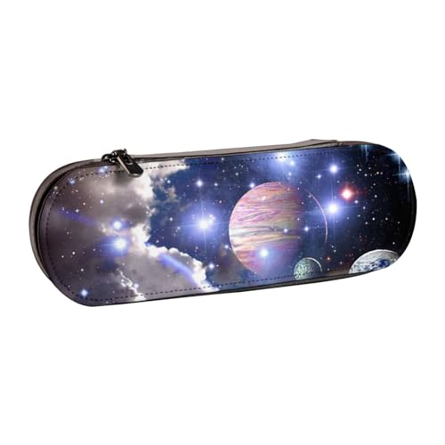 Hgbbdyyjj Space Planet Personalisierbarer bedruckter multifunktionaler wasserdichter Stiftebeutel Kosmetiktasche mit Klappen-Design, Schwarz , Einheitsgröße, Taschen-Organizer von Hgbbdyyjj