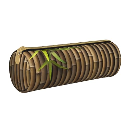 Hgbbdyyjj Spring Personalisierte bedruckte multifunktionale große Kapazität Runde Leder Schreibwaren Aufbewahrungstasche, weiß, Einheitsgröße, Taschen-Organizer von Hgbbdyyjj