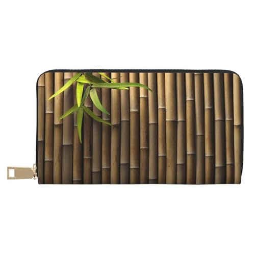 Hgbbdyyjj Spring Premium Long Wallet für Damen und Herren - Geldbörse mit Reißverschluss aus PU-Leder mit 12 Kartenfächern und Münzfach von Hgbbdyyjj