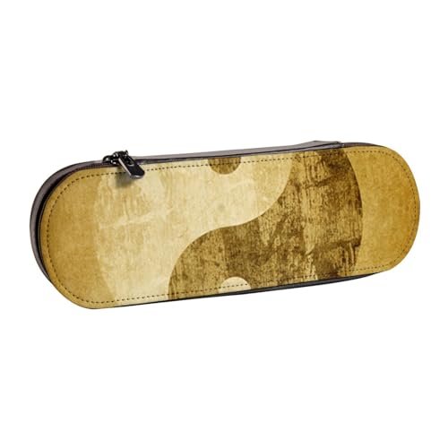 Hgbbdyyjj Stifteetui mit Yin-Yang-Symbol, personalisierbar, bedruckt, multifunktional, wasserdicht, Kosmetiktasche mit Klappen-Design, Schwarz , Einheitsgröße, Taschen-Organizer von Hgbbdyyjj