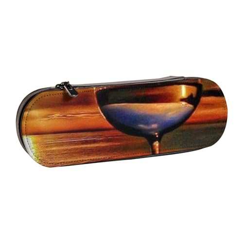 Hgbbdyyjj Sunset Weinglas personalisierbar, bedruckt, multifunktional, wasserdicht, Stiftebeutel, Kosmetiktasche mit Klappen-Design, Schwarz , Einheitsgröße, Taschen-Organizer Hgbbdyyjj Sunset Weinglas personalisierbar, bedruckt, multifunktional, wasserdicht, Stiftebeutel, Kosmetiktasche mit Klappen-Design, Schwarz , Einheitsgröße, Taschen-Organizer von Hgbbdyyjj