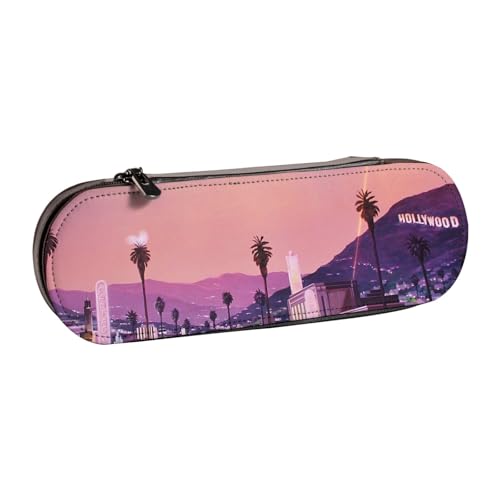 Hgbbdyyjj The Old Hollywood Personalisierbarer bedruckter multifunktionaler wasserdichter Stiftebeutel Kosmetiktasche mit Klappen-Design, Schwarz , Einheitsgröße, Taschen-Organizer von Hgbbdyyjj