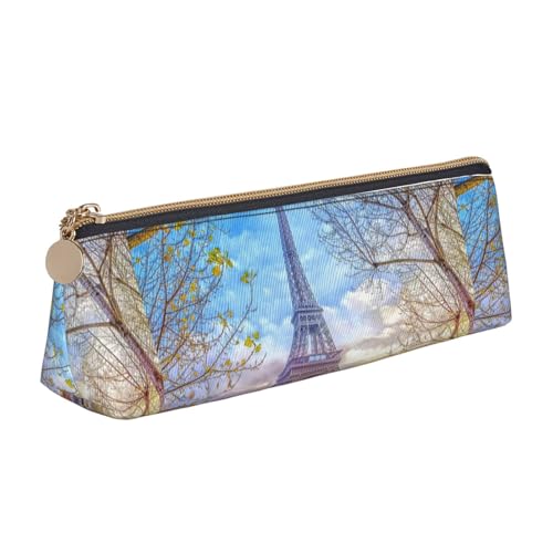 Hgbbdyyjj Tower Multifunktions-Aufbewahrungstasche aus Leder mit großem Fassungsvermögen, dreieckig, personalisierbar, weiß, Einheitsgröße, Taschen-Organizer von Hgbbdyyjj