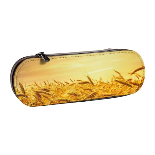 Hgbbdyyjj Weizenfeld, multifunktionale, wasserdichte Kosmetiktasche mit Klappe, personalisierbar, Schwarz , Einheitsgröße, Taschen-Organizer von Hgbbdyyjj