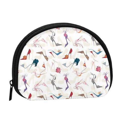 High Heel Shoes Mini Shell Münzgeldbörse – kompakte Geldbörse mit Reißverschluss für Münzen, Schlüssel und kleine Gegenstände High Heel Shoes Mini Shell Münzgeldbörse – kompakte Geldbörse mit Reißverschluss für Münzen, Schlüssel und kleine Gegenstände von Hgbbdyyjj