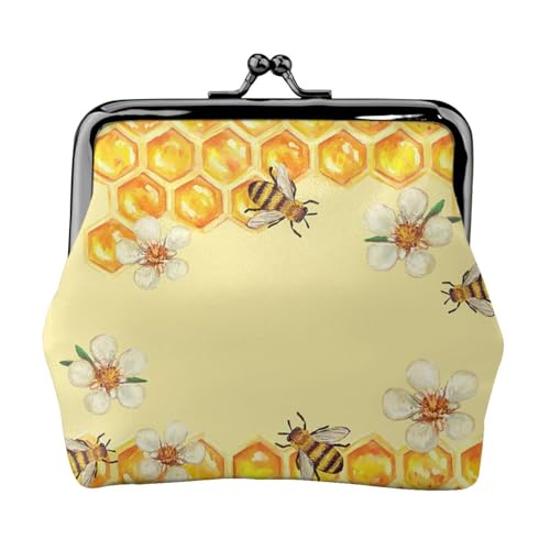 In Flower Personalisierte Unisex Bedruckte Münzgeldbörse – Premium Mikrofaser Leder Geldbörse mit Schnappverschluss von Hgbbdyyjj