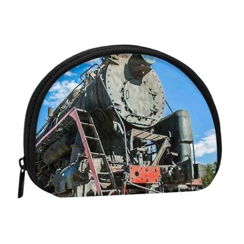 Lokomotive Mini Shell Coin Purse - Compact Zippered Wallet for Coins, Keys & Small Items von Hgbbdyyjj