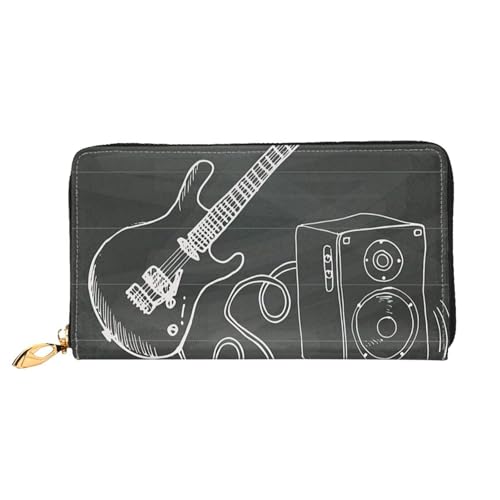 Love Rock Premium Long Wallet für Damen und Herren - Geldbörse mit Reißverschluss aus PU-Leder mit 12 Kartenfächern und Münzfach Love Rock Premium Long Wallet für Damen und Herren - Geldbörse mit Reißverschluss aus PU-Leder mit 12 Kartenfächern und Münzfach von Hgbbdyyjj