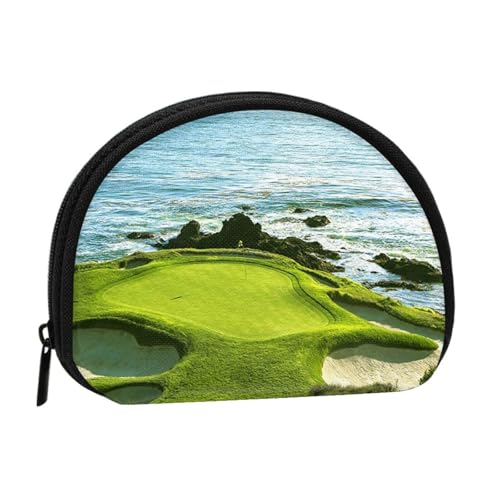 Mini-Geldbörse für den Strand, Golfplatz, kompakte Geldbörse mit Reißverschluss für Münzen, Schlüssel und kleine Gegenstände von Hgbbdyyjj