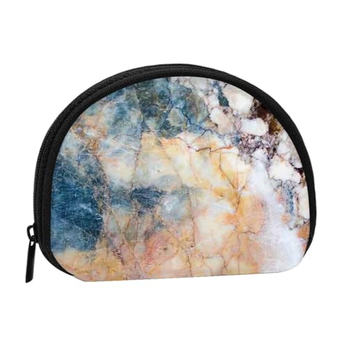 Mini-Geldbörse mit Marmor-Motiv, kompakte Geldbörse mit Reißverschluss für Münzen, Schlüssel und kleine Gegenstände von Hgbbdyyjj