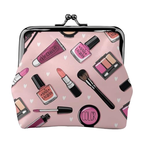 Modern Girl Cosmetic Personalisierte Unisex Bedruckte Münzgeldbörse – Premium Mikrofaser Leder Geldbörse mit Schnappverschluss von Hgbbdyyjj