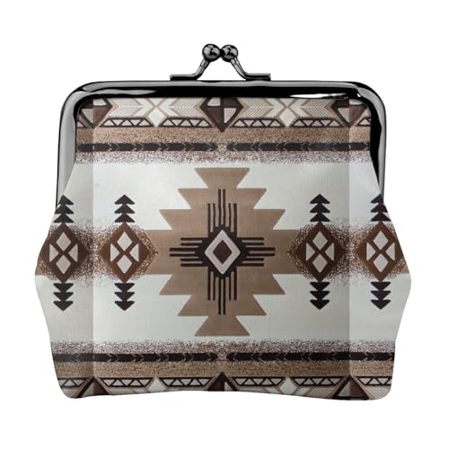 Native Personalisierte Unisex Bedruckte Münzbörse - Premium Mikrofaser Leder Geldbörse mit Schnappverschluss von Hgbbdyyjj