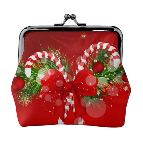 Personalisierte Geldbörse mit Aufschrift "Merry Christmas", Unisex, bedruckt, Premium-Mikrofaser-Leder, mit Schnappverschluss von Hgbbdyyjj