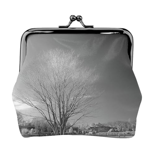 Personalisierte Unisex bedruckte Münzgeldbörse – Premium-Mikrofaser-Leder-Geldbörse mit Schnappverschluss von Hgbbdyyjj