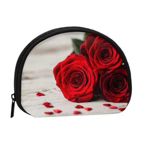 Rose Mini Shell Münzbörse – kompakte Geldbörse mit Reißverschluss für Münzen, Schlüssel und kleine Gegenstände Rose Mini Shell Münzbörse – kompakte Geldbörse mit Reißverschluss für Münzen, Schlüssel und kleine Gegenstände von Hgbbdyyjj
