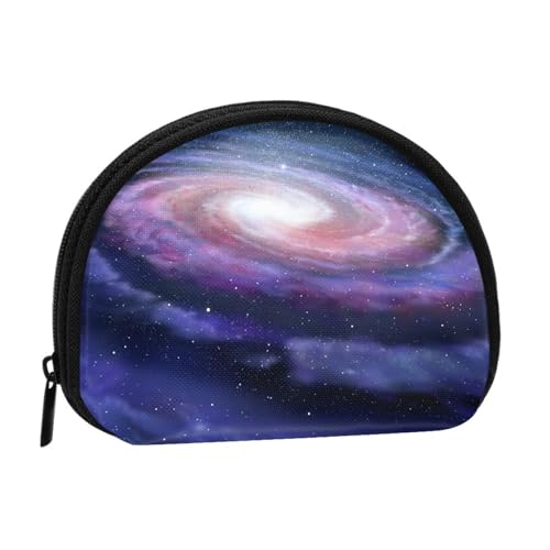 Space Photo Mini Shell Münzbörse – kompakte Geldbörse mit Reißverschluss für Münzen, Schlüssel und kleine Gegenstände von Hgbbdyyjj