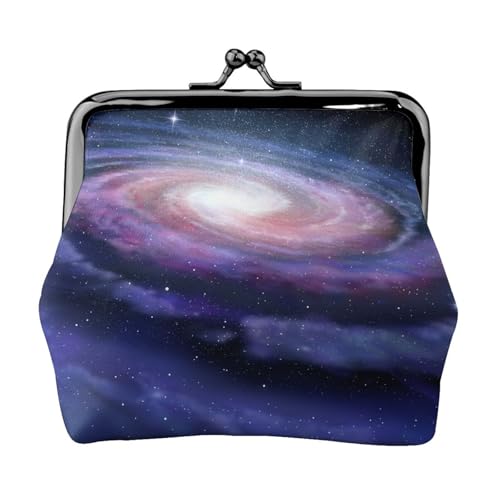 Space Photo Personalisierte Unisex bedruckte Münzbörse – Premium Mikrofaser Leder Geldbörse mit Schnappverschluss von Hgbbdyyjj