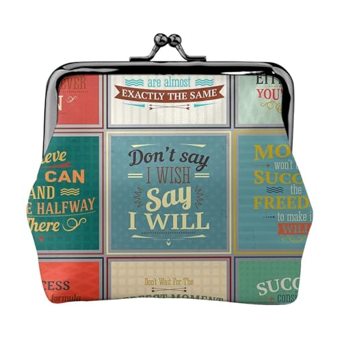 Sprüche Personalisierte Unisex Bedruckte Münzbörse - Premium Mikrofaser Leder Geldbörse mit Schnappverschluss von Hgbbdyyjj