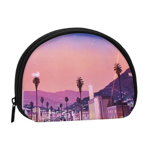 The Old Hollywood Mini Shell Coin Purse - Compact Zippered Wallet for Coins, Keys & Small Items The Old Hollywood Mini Shell Coin Purse - Compact Zippered Wallet for Coins, Keys & Small Items von Hgbbdyyjj