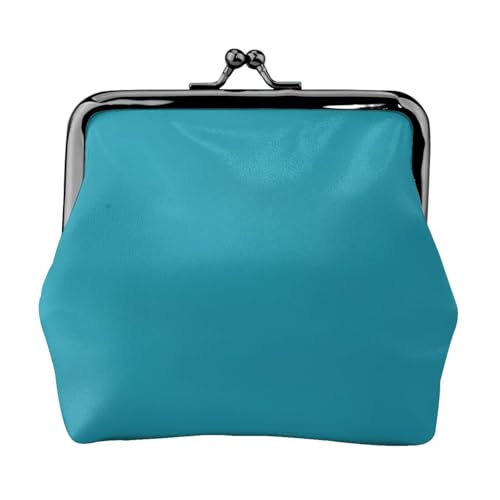 Turquoisegreen Personalisierte Unisex Bedruckte Münzbörse - Premium Mikrofaser Leder Geldbörse mit Schnappverschluss von Hgbbdyyjj