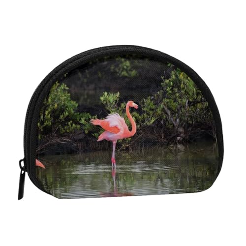 Two Flamingos Mini Shell Coin Purse - Compact Zippered Wallet for Coins, Keys & Small Items Two Flamingos Mini Shell Coin Purse - Compact Zippered Wallet for Coins, Keys & Small Items von Hgbbdyyjj