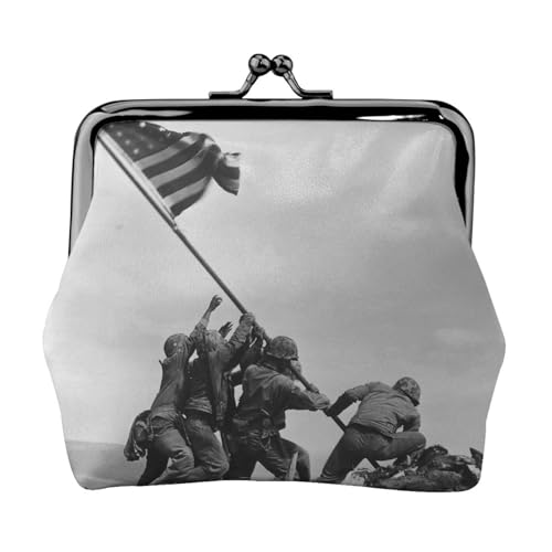 United States Marine Personalisierte Unisex Bedruckte Münzbörse – Premium Mikrofaser Leder Geldbörse mit Schnappverschluss von Hgbbdyyjj