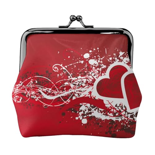 Valentine Day Personalisierte Unisex Bedruckte Münzgeldbörse – Premium Mikrofaser Leder Geldbörse mit Schnappverschluss von Hgbbdyyjj