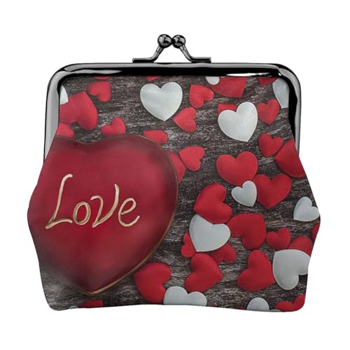 Valentinstag Personalisierte Unisex Bedruckte Münzbörse - Premium Mikrofaser Leder Geldbörse mit Schnappverschluss von Hgbbdyyjj